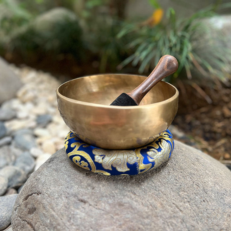 Singing Bowl producing deep, soothing resonance