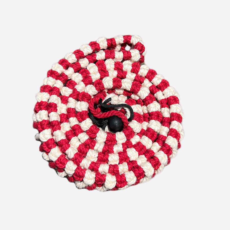 LIDAH Handpan Rope in red in studio setting