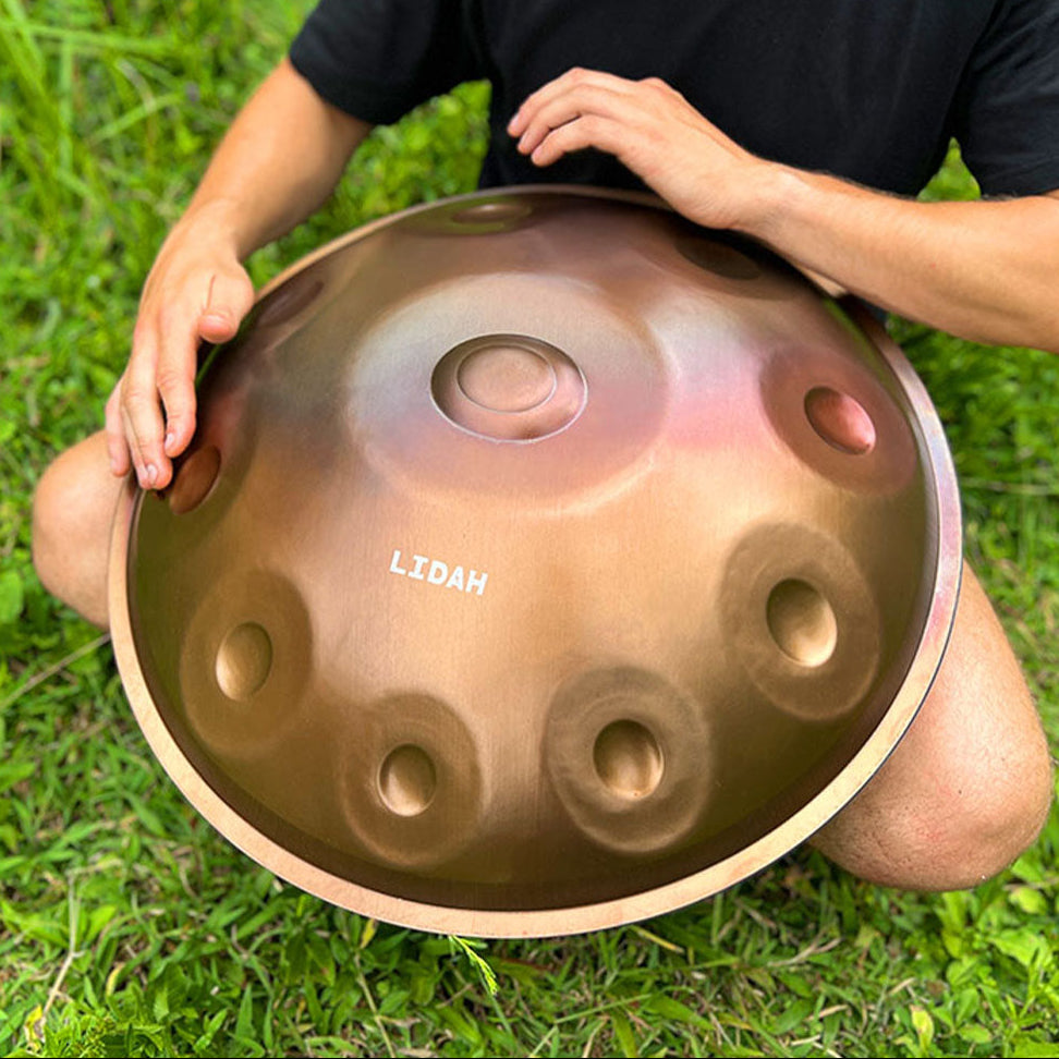 LIDAH® Ember Steel Handpan with warm, deep resonance