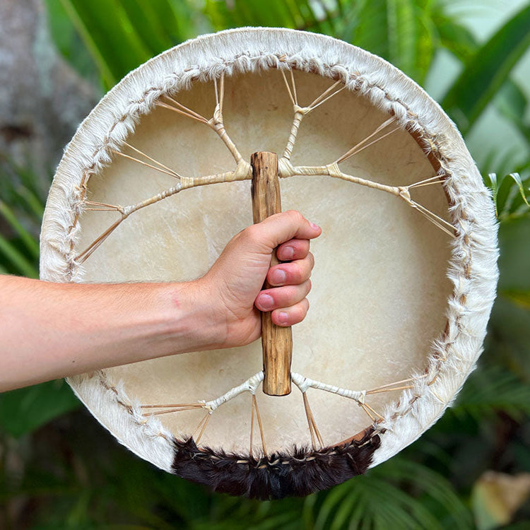 LIDAH® Shaman Drum handcrafted from teak wood and goat skin