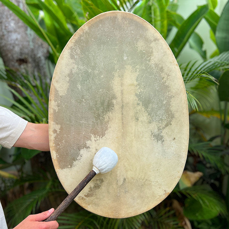 Handcrafted LIDAH® Drum used for spiritual practice