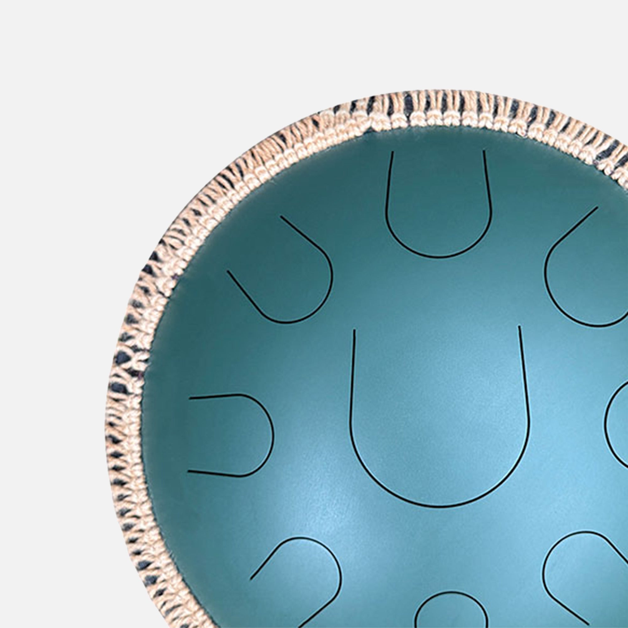 Close-up of LIDAH® Tongue Drum craftsmanship and smooth finish