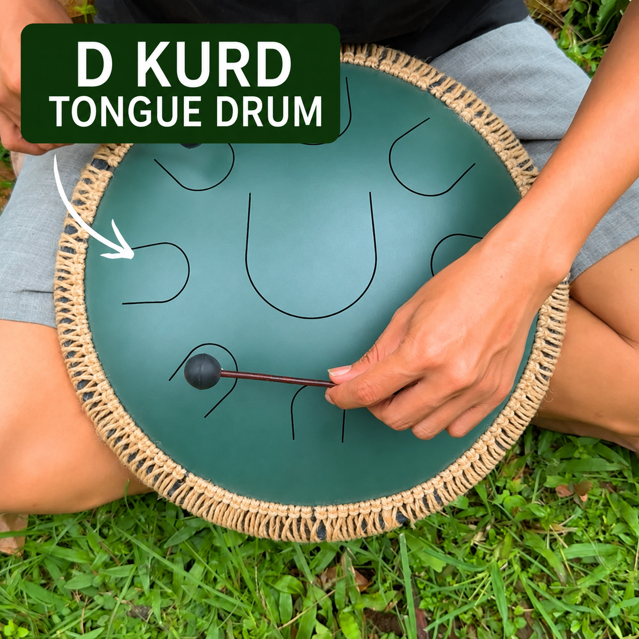 Playing Video Of LIDAH® Steel Tongue Drum Echo Series D-Minor