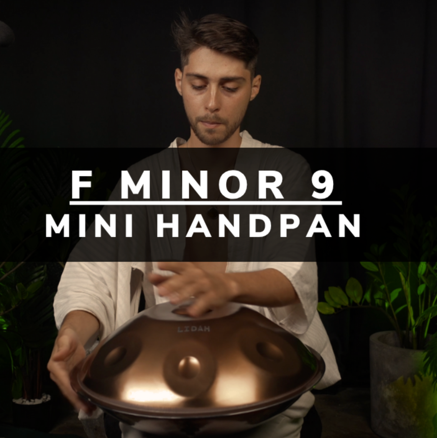 Video of a F Minor mini handpan being played
