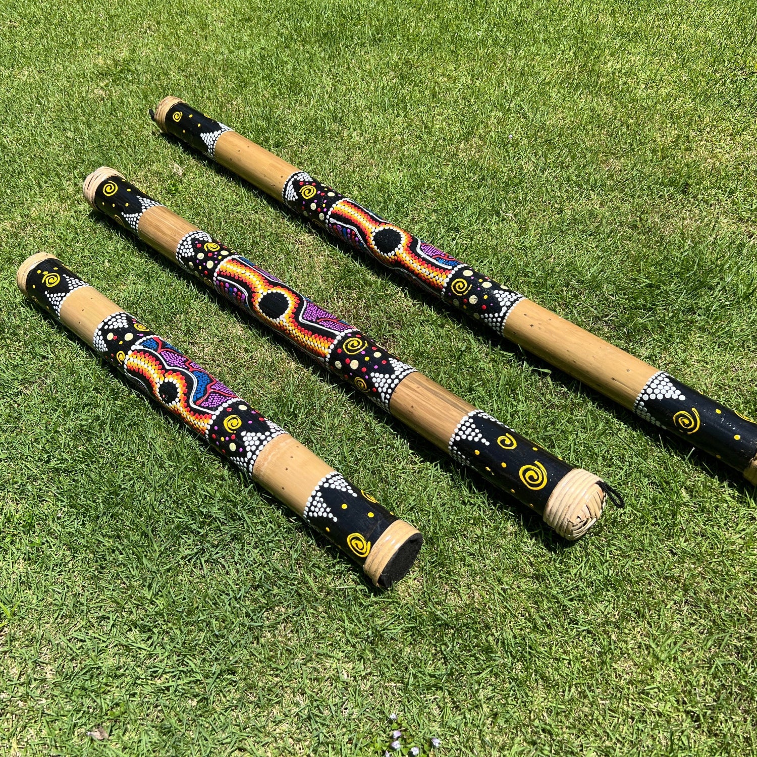 LIDAH® Rain Stick handgemaakt van natuurlijke bamboe