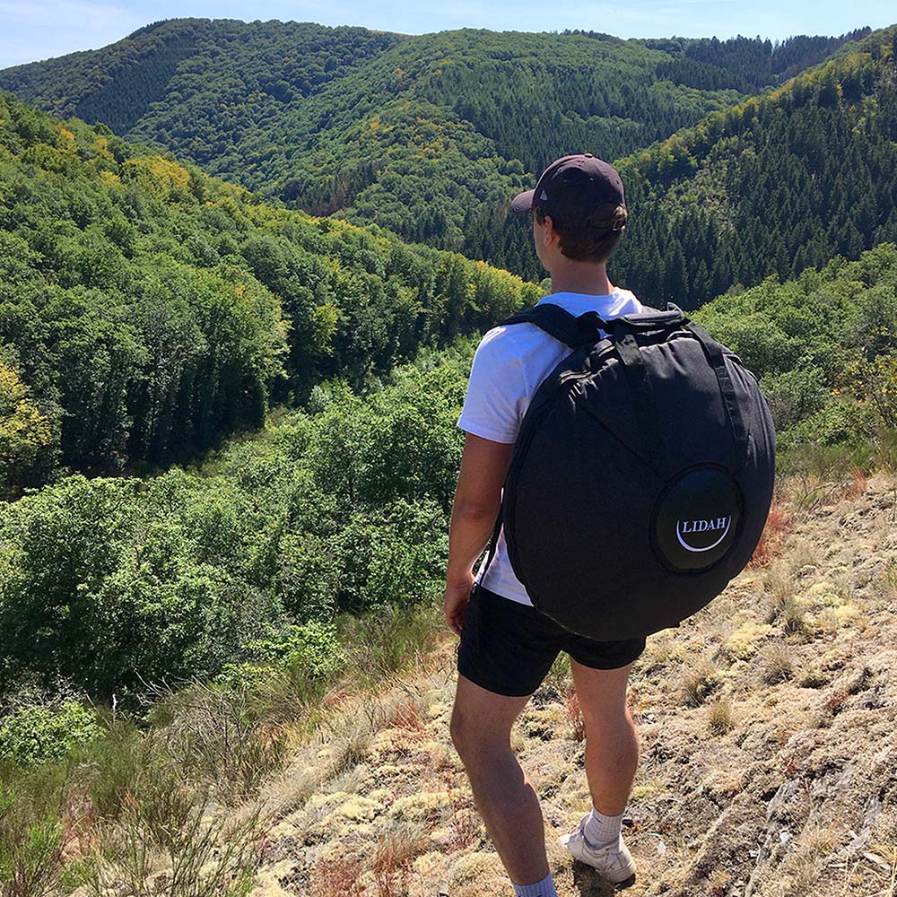 Lightweight Handpan Bag with carrying handle and strap