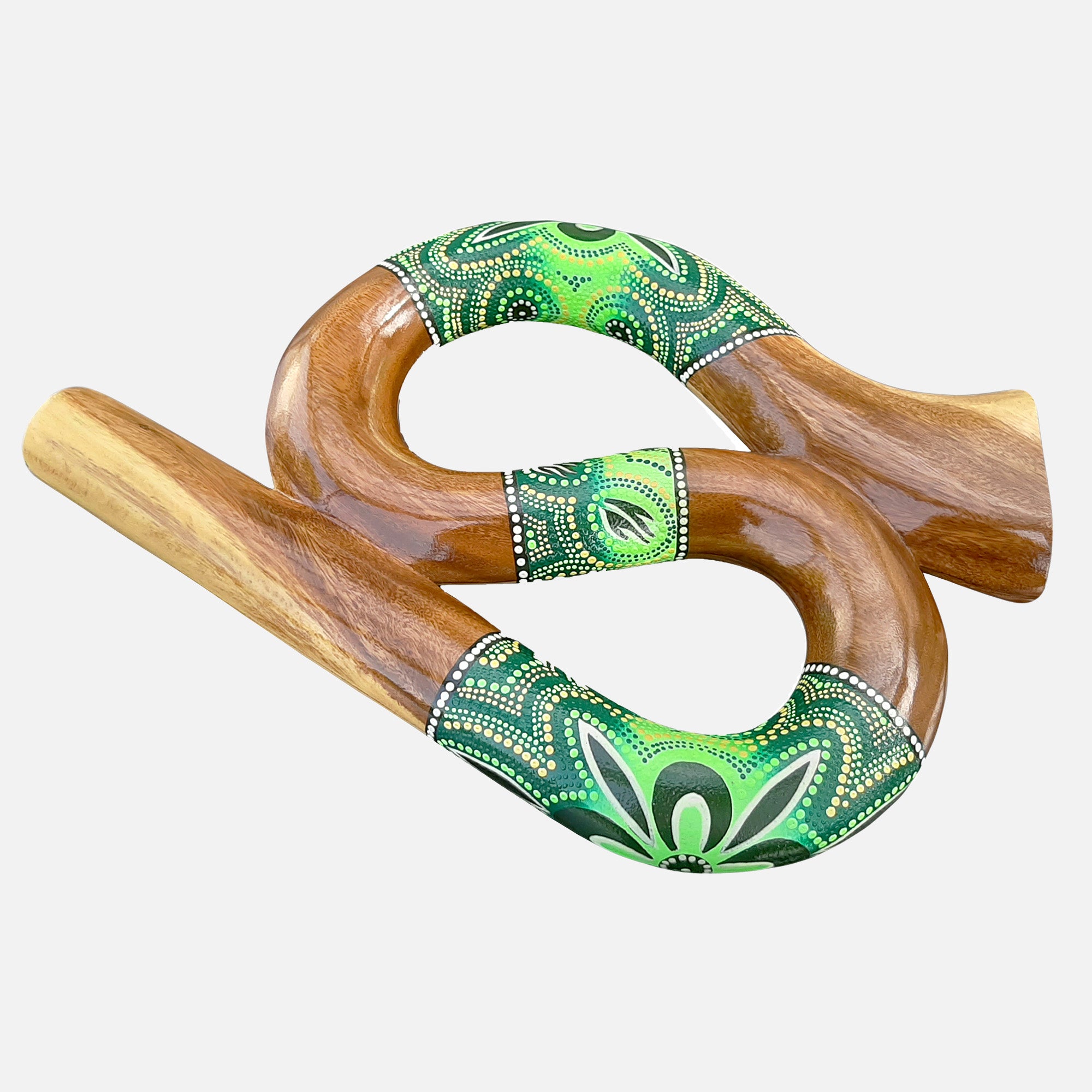 Handcrafted Snake Didge made for travel and performance