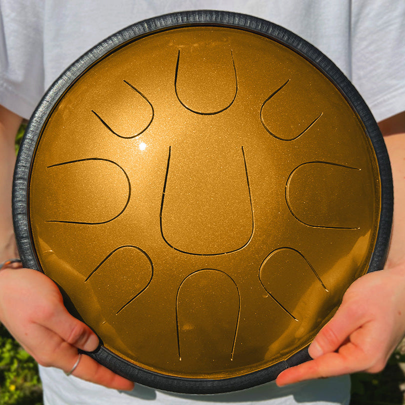 LIDAH® Steel Tongue Drum Held In Nature