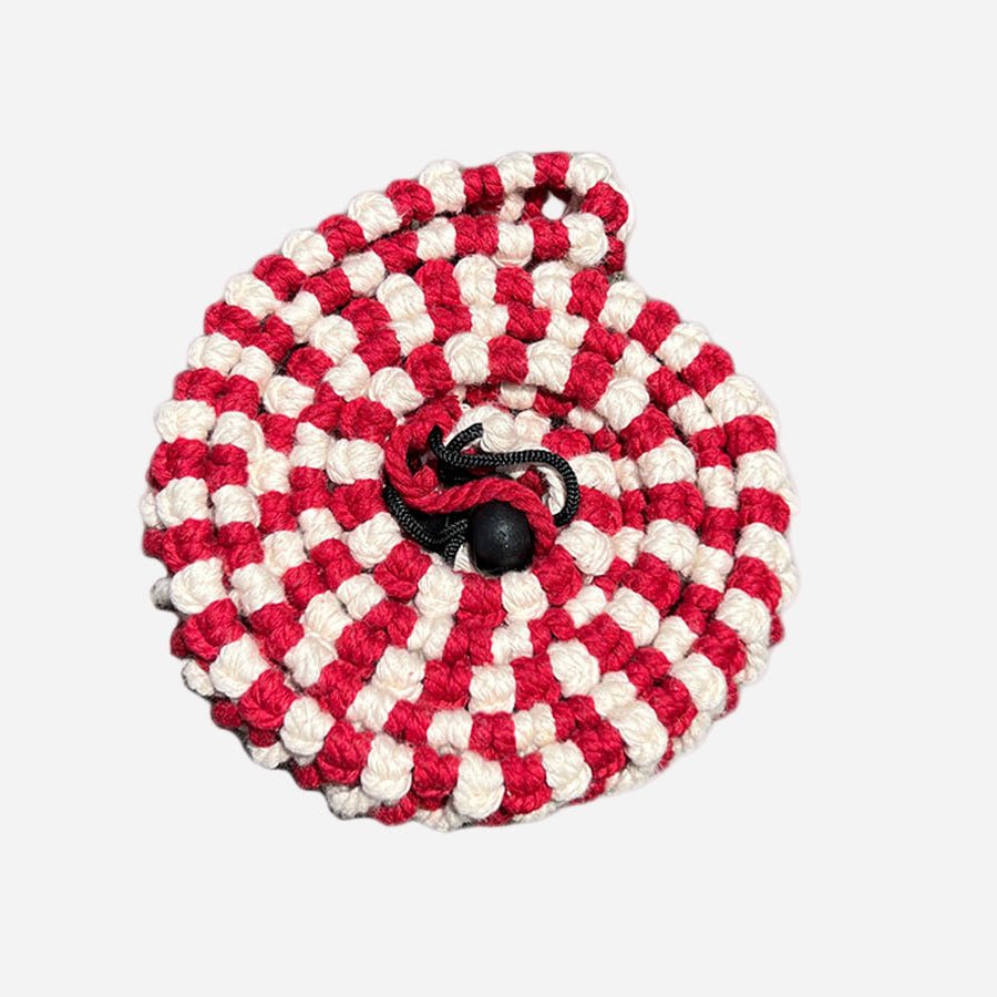 LIDAH® Handpan-Touw in rood in studio-setting