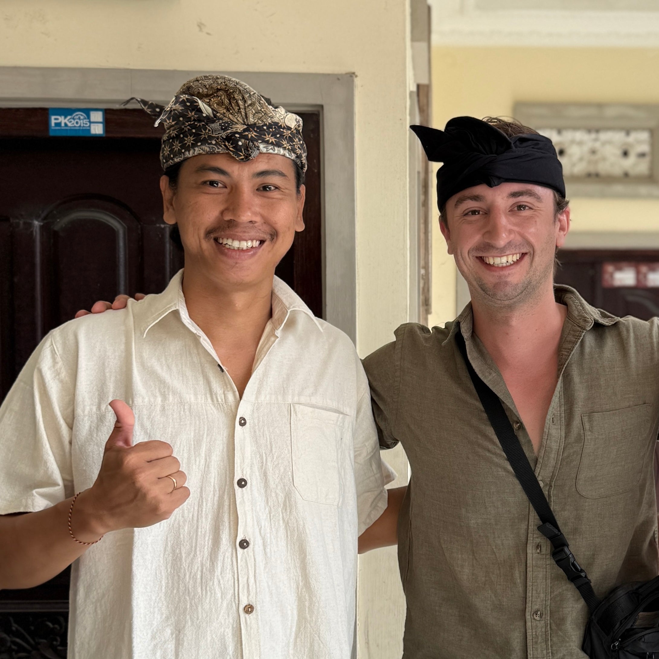 Picture Of LIDAH Founder and Balinese Craftmen during ceremony