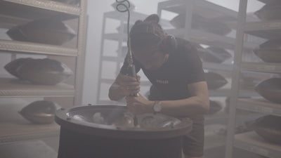 Video of Handpan Being Made In Our Workshop