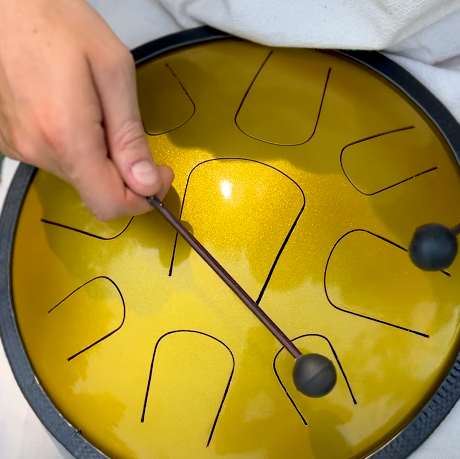 Playing Video Of Zephyr Series Equinox LIDAH® Steel Tongue Drum in Nature