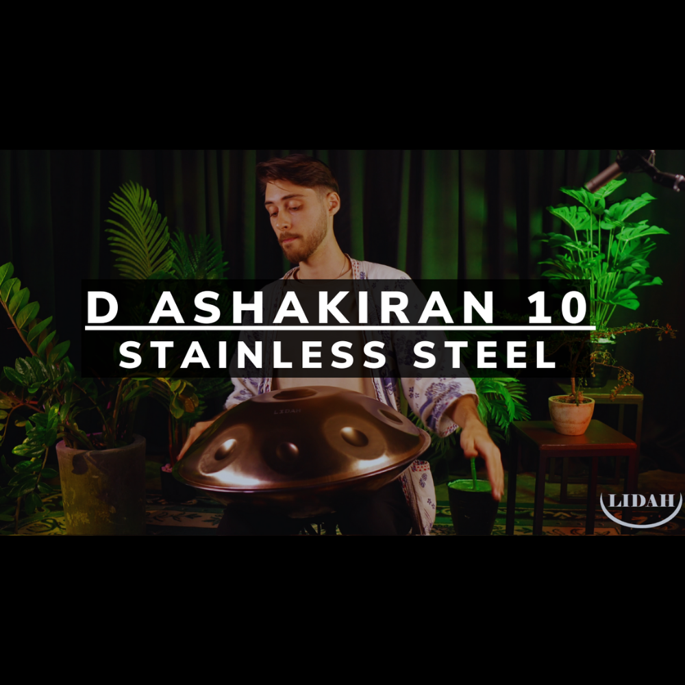 Playing Video ofLIDAH® Stainless Steel Handpan D Ashakiran