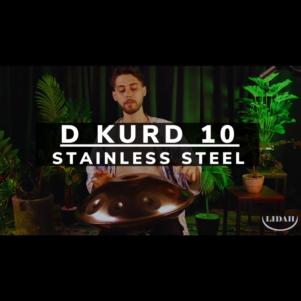 Playing Video ofLIDAH® Stainless Steel Handpan D Kurd