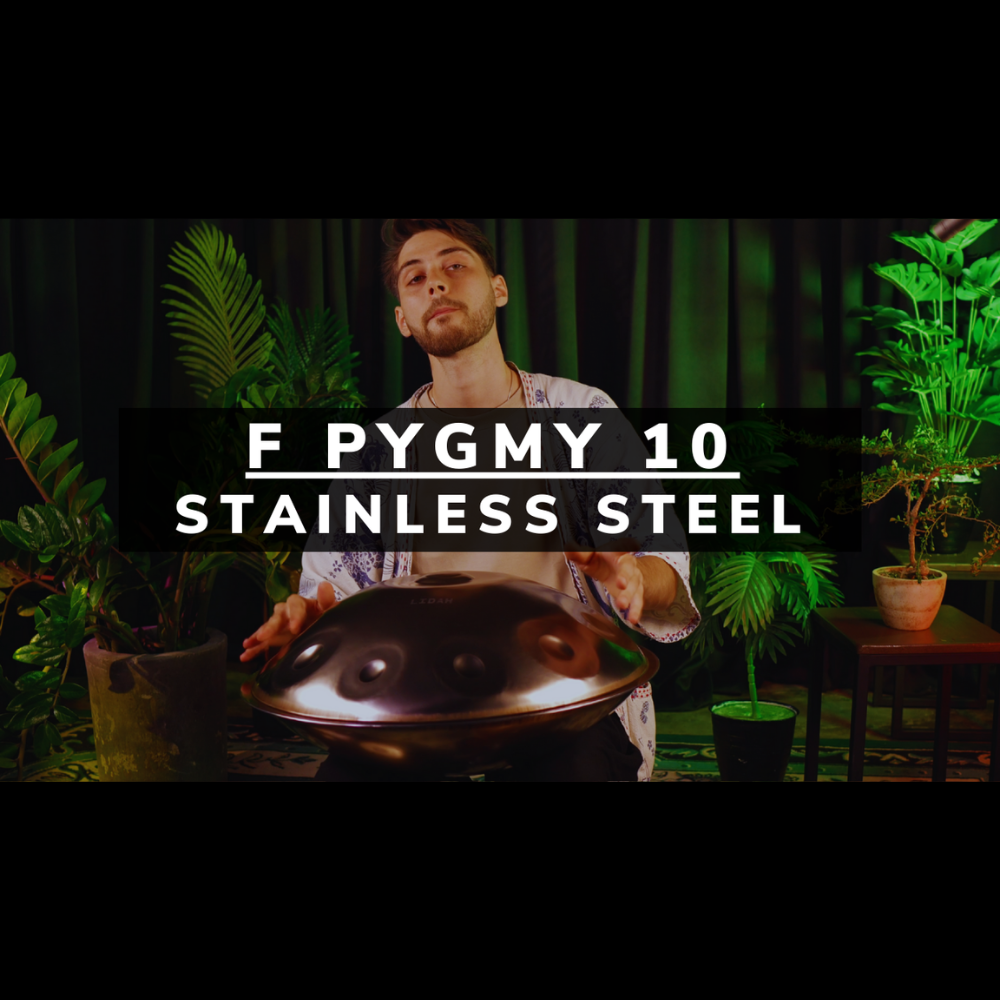 Playing Video ofLIDAH® Stainless Steel Handpan F Pygmy