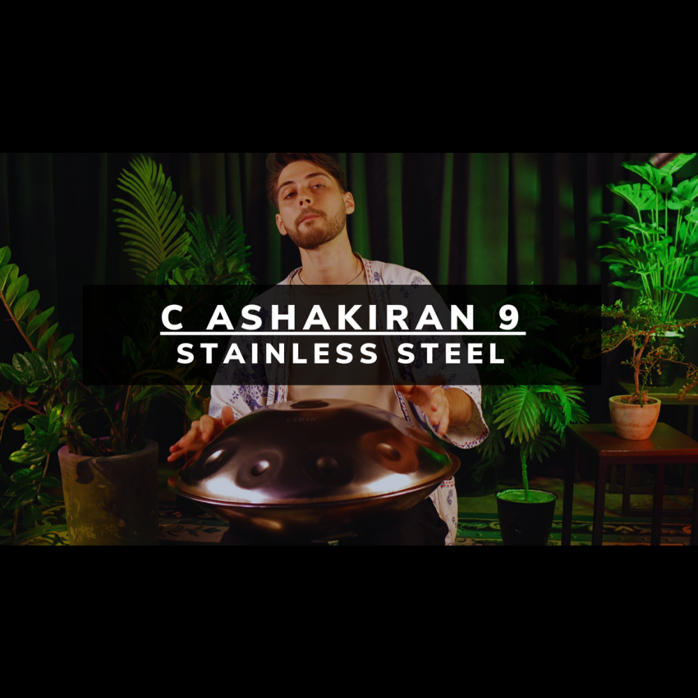 Playing Video ofLIDAH® Stainless Steel Handpan C Ashakiran